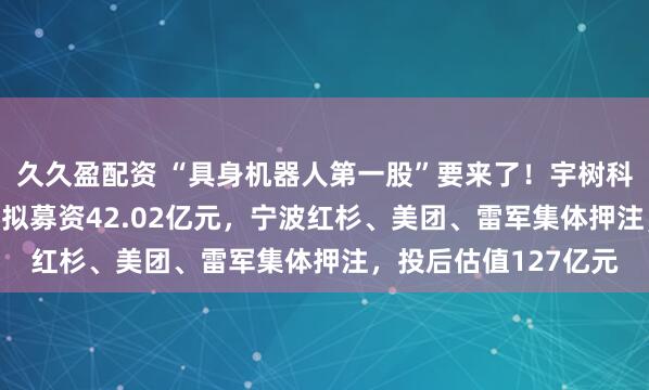 久久盈配资 “具身机器人第一股”要来了！宇树科技IPO申请获受理，拟募资42.02亿元，宁波红杉、美团、雷军集体押注，投后估值127亿元